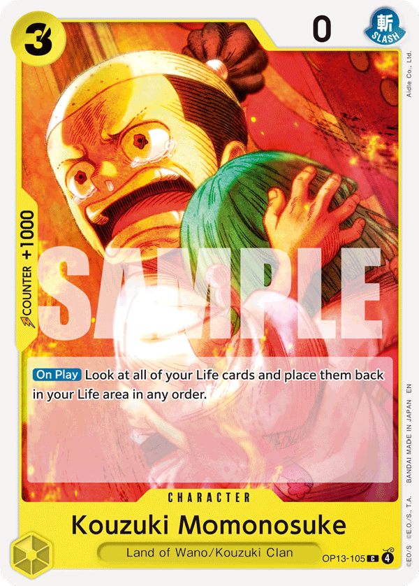 Kouzuki Momonosuke OP13-105 One Piece TCG