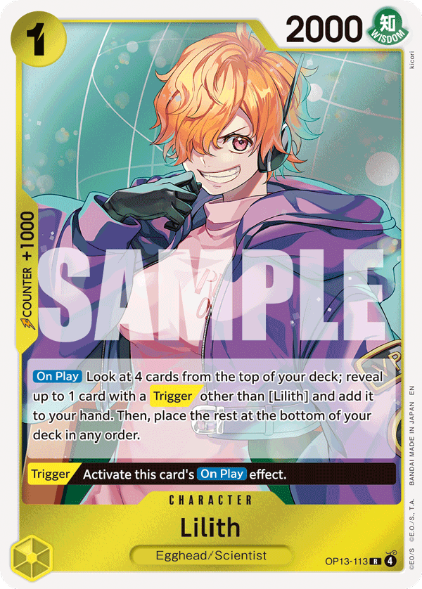 Lilith OP13-113 One Piece TCG