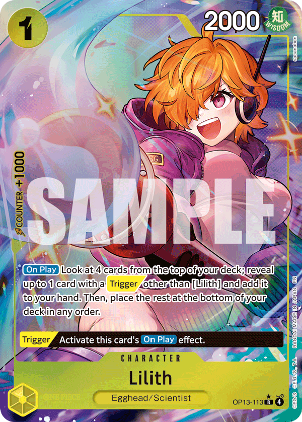 Lilith (Alternate Art) OP13-113_p1 One Piece TCG