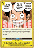 The One Who Is the Most Free Is the Pirate King!!! OP13-116 One Piece TCG