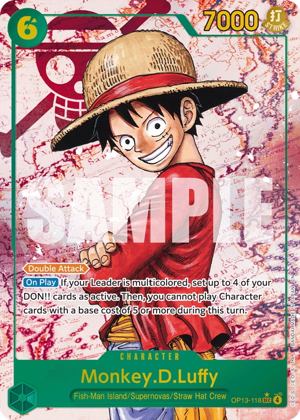 Monkey.D.Luffy (118) (Parallel) OP13-118_p1 One Piece TCG