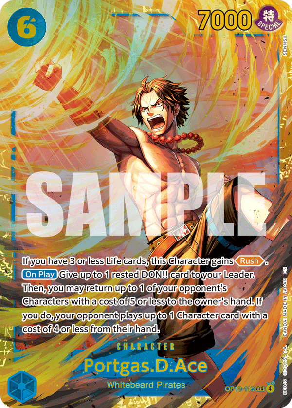 Portgas.D.Ace (119) OP13-119 One Piece TCG