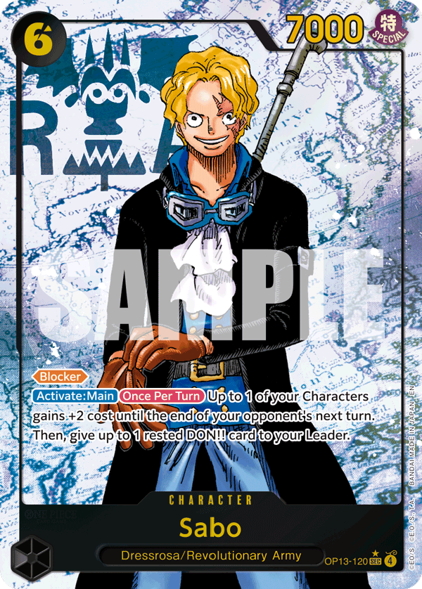 Sabo (120) (Parallel) OP13-120_p1 One Piece TCG
