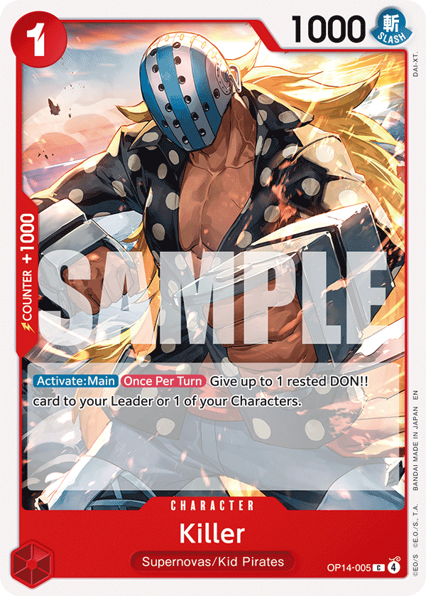 Killer OP14-005 One Piece TCG