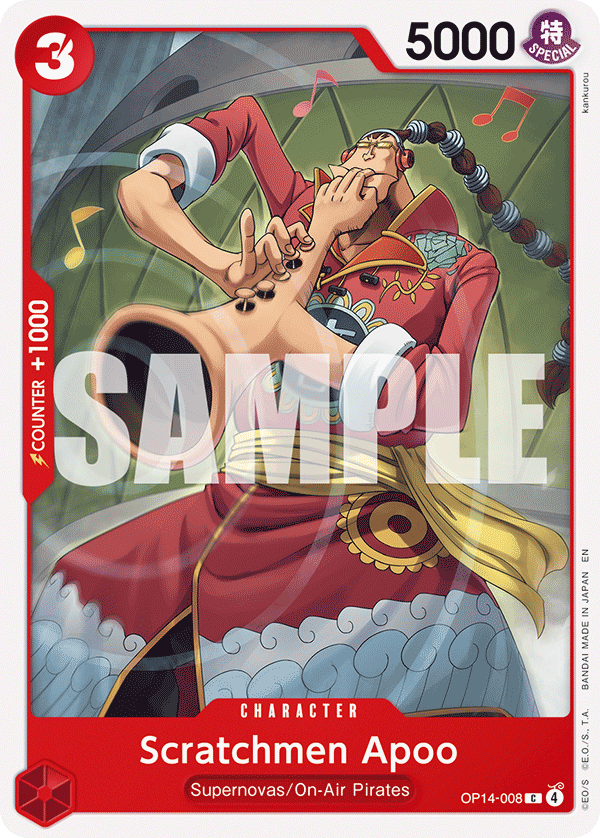 Scratchmen Apoo OP14-008 One Piece TCG