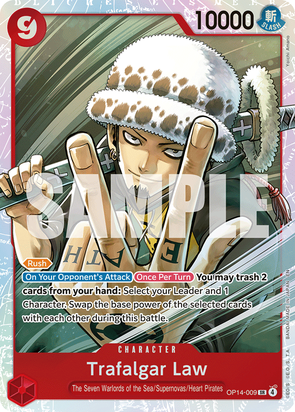 Trafalgar Law - OP14-009 OP14-009 One Piece TCG
