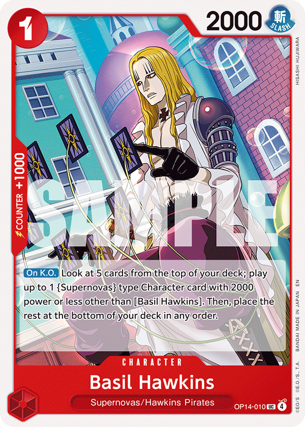 Basil Hawkins OP14-010 One Piece TCG