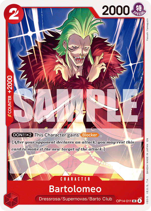 Bartolomeo OP14-011 One Piece TCG