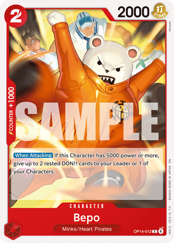 Bepo OP14-012 One Piece TCG