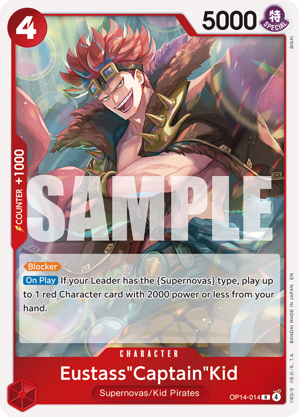Eustass"Captain"Kid - OP14-014 OP14-014 One Piece TCG