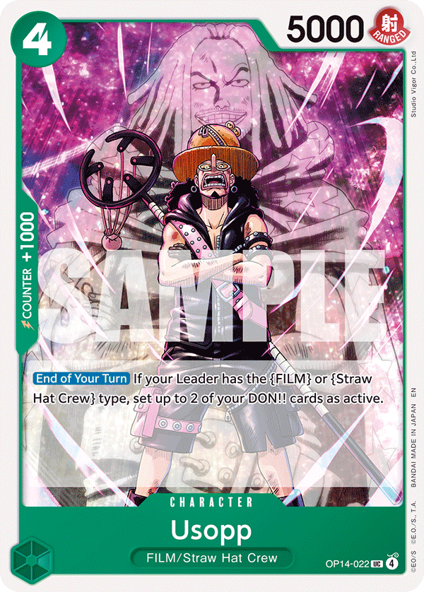 Usopp OP14-022 One Piece TCG