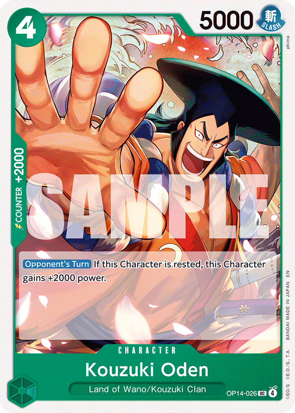 Kouzuki Oden OP14-026 One Piece TCG