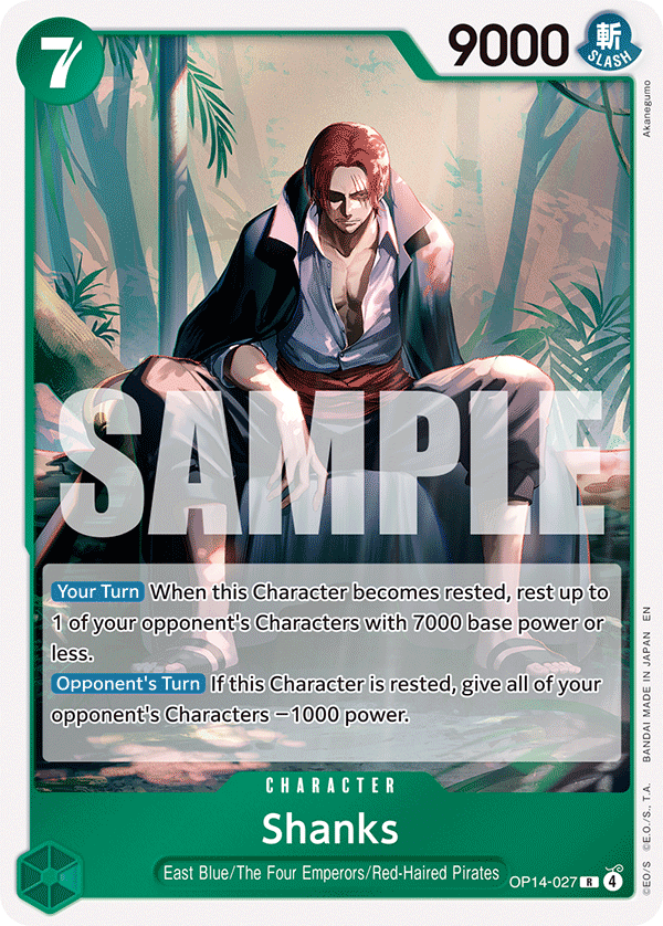 Shanks OP14-027 One Piece TCG