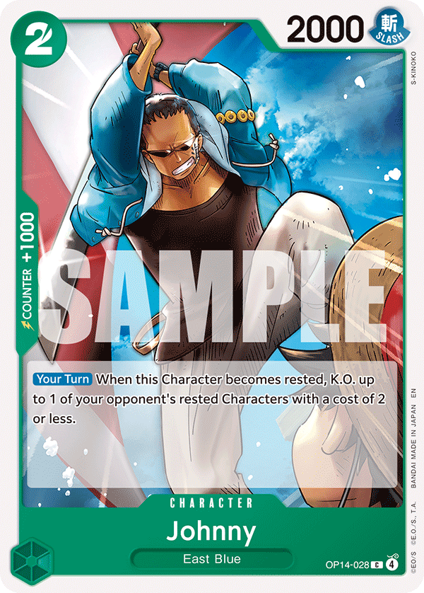 Johnny OP14-028 One Piece TCG