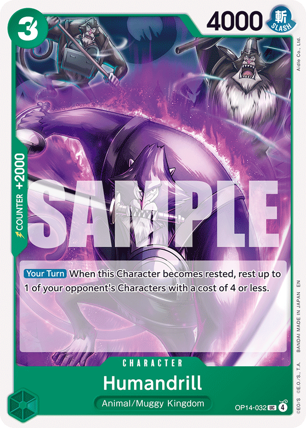 Humandrill OP14-032 One Piece TCG