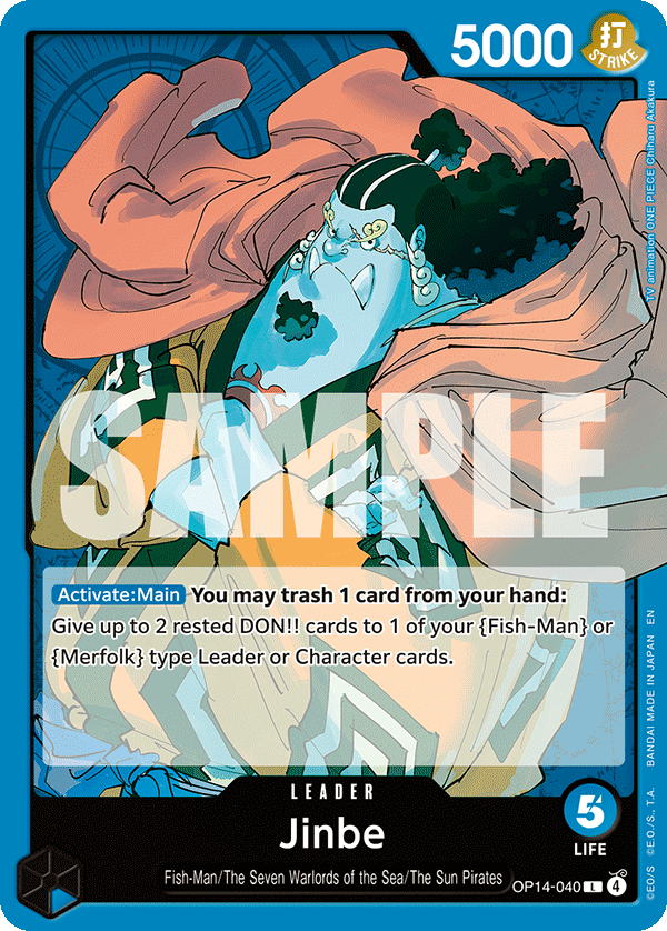 Jinbe - OP14-040 OP14-040 One Piece TCG