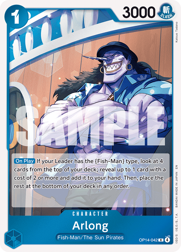 Arlong OP14-042 One Piece TCG