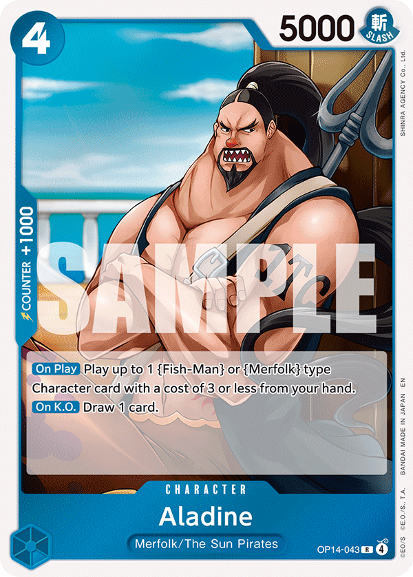 Aladine OP14-043 One Piece TCG