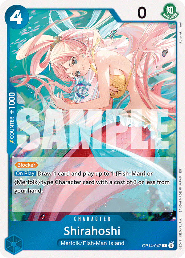 Shirahoshi OP14-047 One Piece TCG