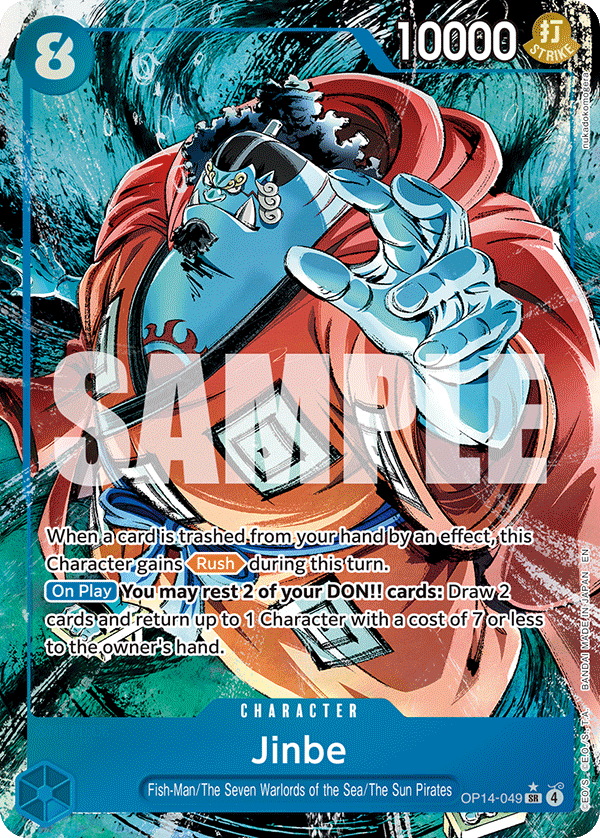 Jinbe - OP14-049 (Alternate Art) OP14-049_p1 One Piece TCG