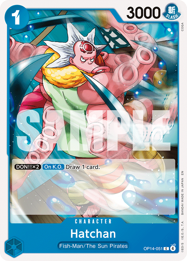 Hatchan OP14-051 One Piece TCG