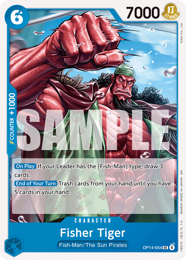 Fisher Tiger OP14-054 One Piece TCG