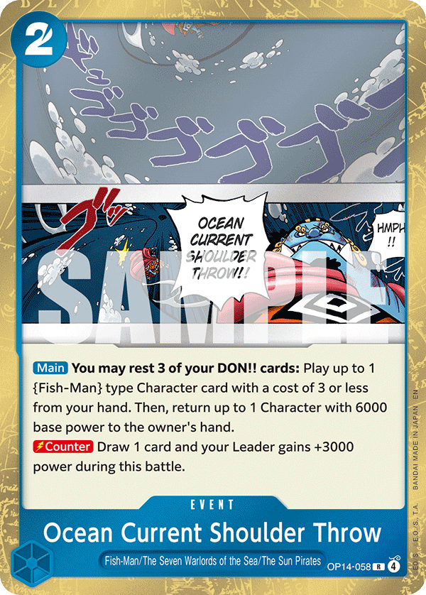 Ocean Current Shoulder Throw OP14-058 One Piece TCG