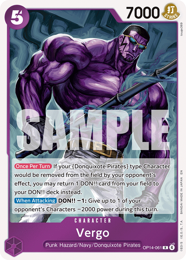 Vergo OP14-061 One Piece TCG