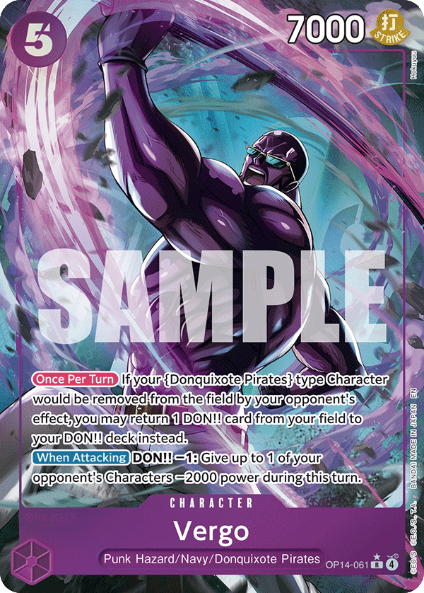 Vergo (Alternate Art) OP14-061_p1 One Piece TCG