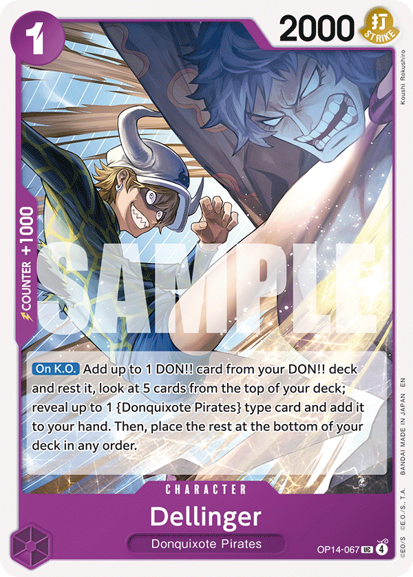 Dellinger OP14-067 One Piece TCG