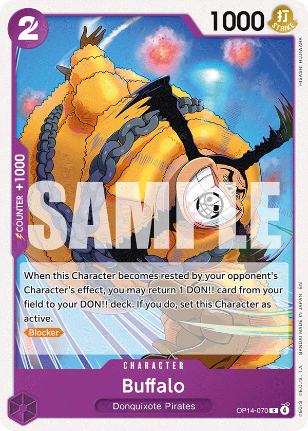 Buffalo OP14-070 One Piece TCG