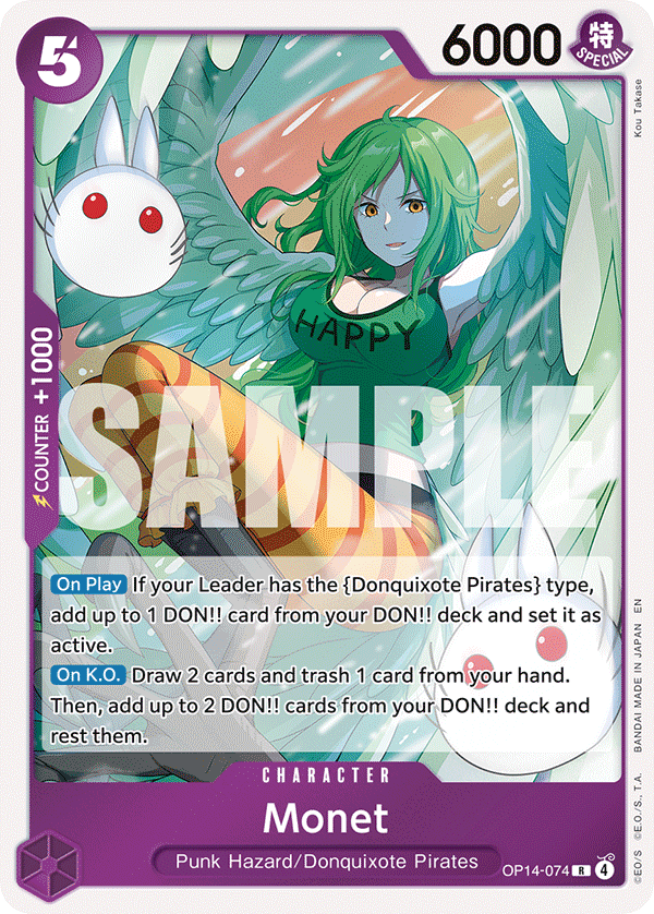 Monet OP14-074 One Piece TCG