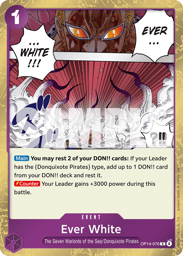 Ever White OP14-076 One Piece TCG