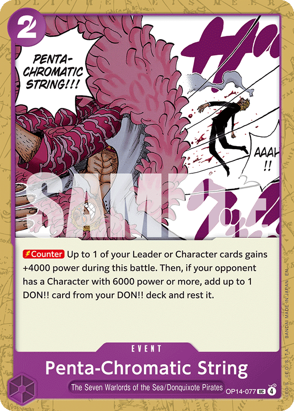 Penta-Chromatic String OP14-077 One Piece TCG