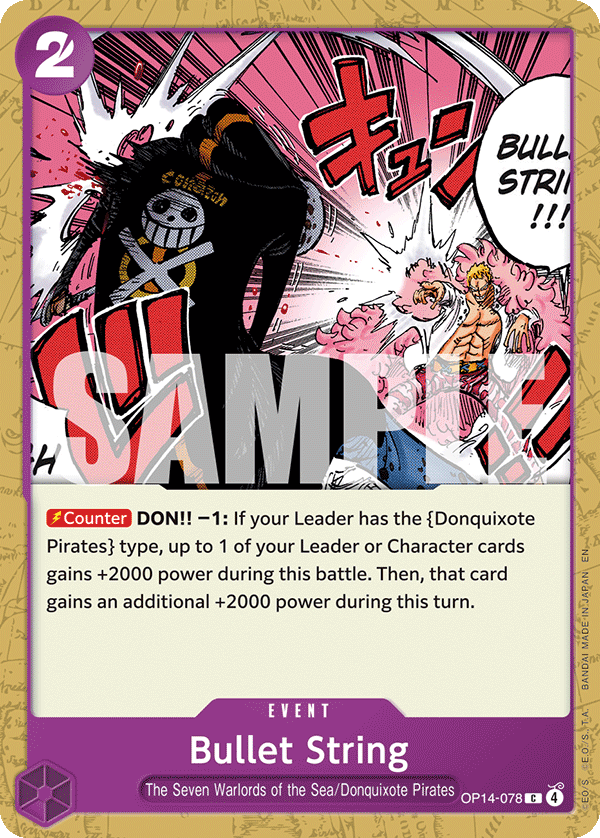 Bullet String OP14-078 One Piece TCG