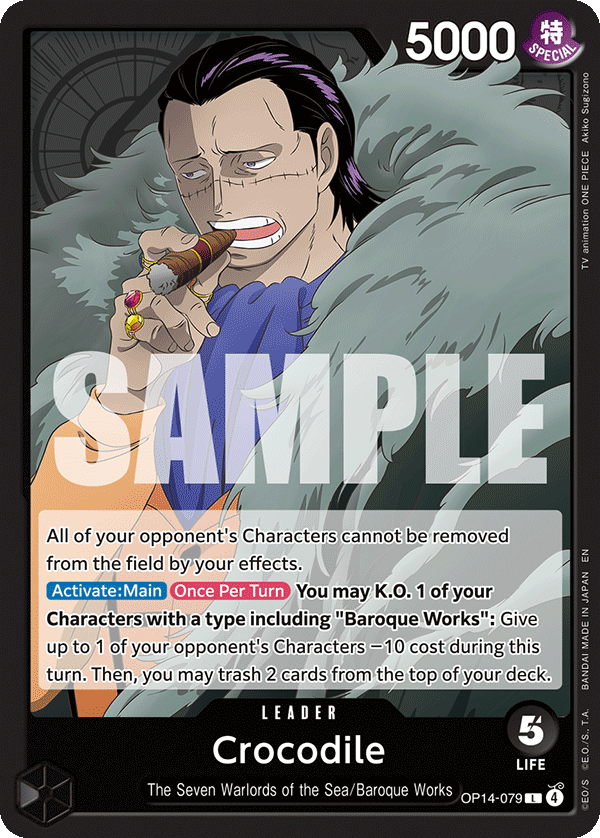 Crocodile - OP14-079 OP14-079 One Piece TCG