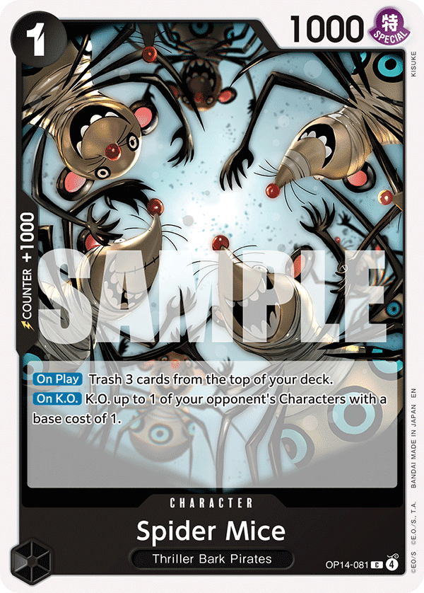 Spider Mice OP14-081 One Piece TCG