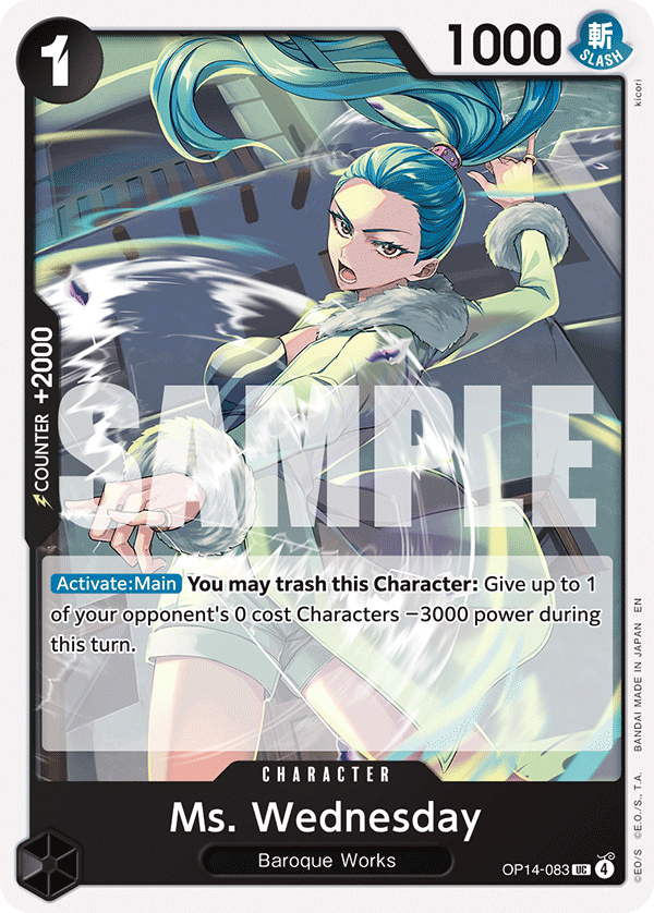 Ms. Wednesday OP14-083 One Piece TCG