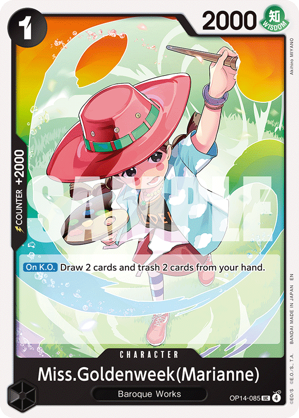 Miss.Goldenweek(Marianne) OP14-085 One Piece TCG