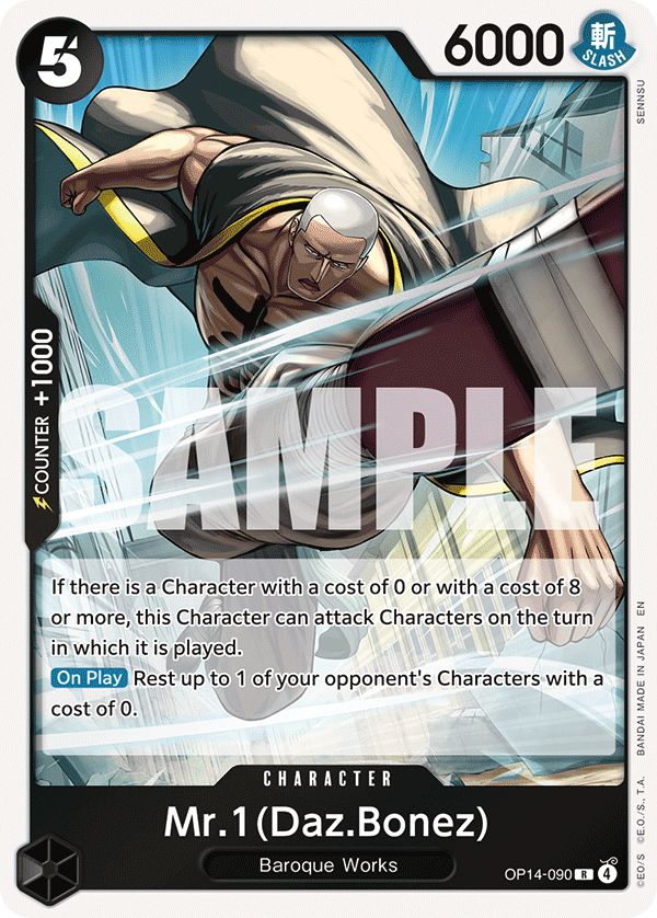 Mr.1(Daz.Bonez) OP14-090 One Piece TCG