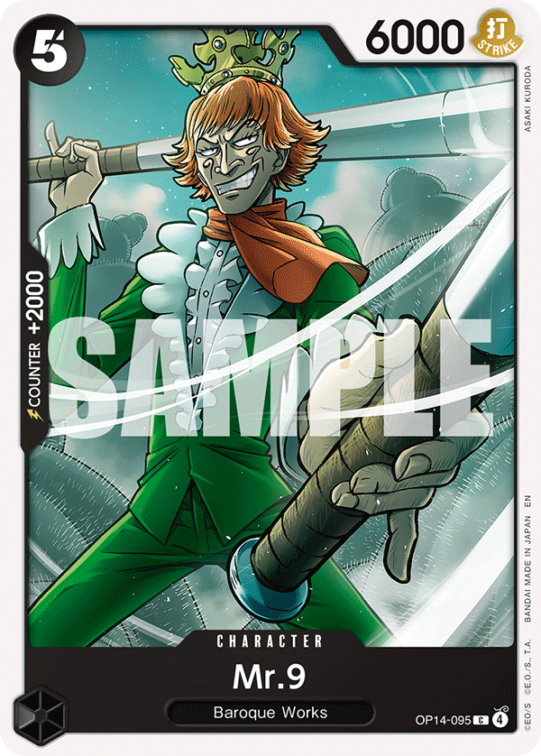 Mr.9 OP14-095 One Piece TCG