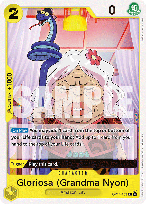 Gloriosa (Grandma Nyon) OP14-103 One Piece TCG