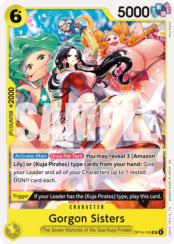 Gorgon Sisters OP14-105 One Piece TCG