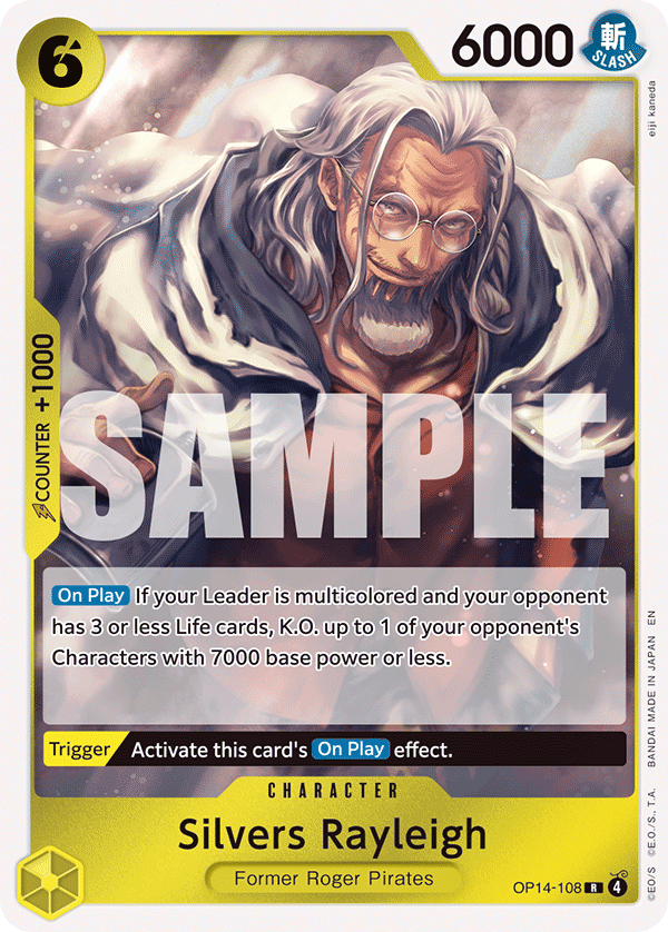 Silvers Rayleigh OP14-108 One Piece TCG