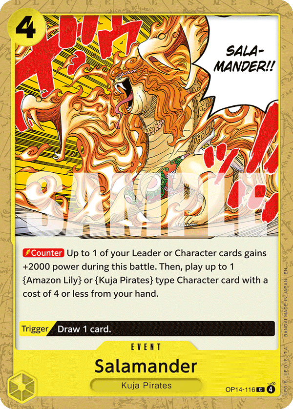 Salamander OP14-116 One Piece TCG