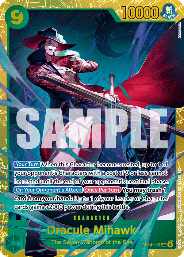Dracule Mihawk - OP14-119 OP14-119 One Piece TCG