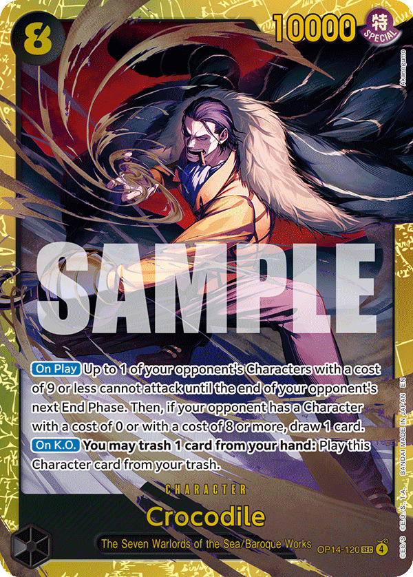 Crocodile - OP14-120 OP14-120 One Piece TCG