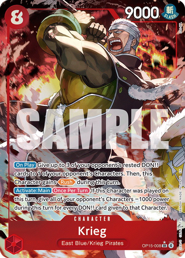 Krieg (OP15-008) (Alternate Art) OP15-008_p1 One Piece TCG