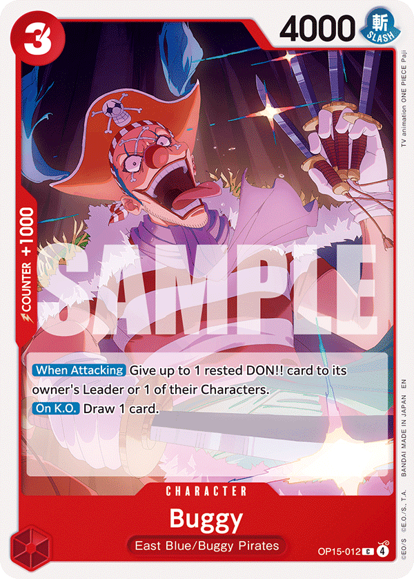 Buggy OP15-012 One Piece TCG