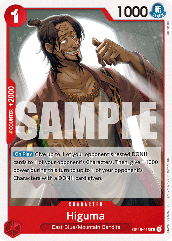 Higuma OP15-015 One Piece TCG